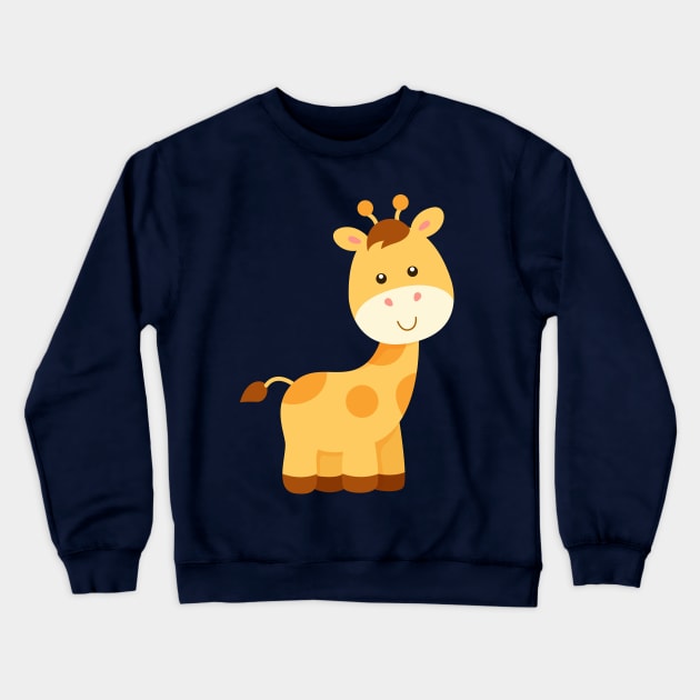 Baby Giraffe Crewneck Sweatshirt by samshirts